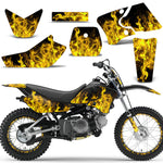 Yamaha TTR50 2006-2022 TTR90 2000-2007 Dirt Bike Motocross Graphic Decal Kit - Flames