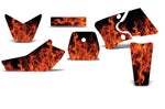 Yamaha TTR50 2006-2022 TTR90 2000-2007 Dirt Bike Motocross Graphic Decal Kit - Flames