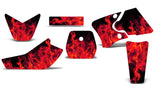 Yamaha TTR50 2006-2022 TTR90 2000-2007 Dirt Bike Motocross Graphic Decal Kit - Flames