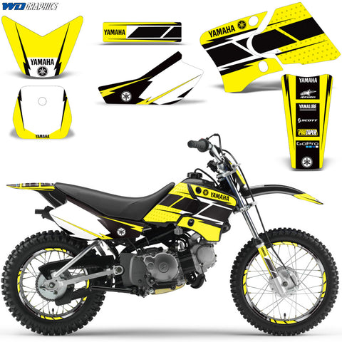 Yamaha TTR50 2006-2022 TTR90 2000-2007 Dirt Bike Motocross Graphic Decal Kit - Hurricane