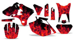 Yamaha YZ250F/450F 4 Stroke 2003-2005 Dirt Bike Motocross Graphic Decal Kit - Flames