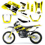 Yamaha YZ250F/450F 4 Stroke 2003-2005 Dirt Bike Motocross Graphic Decal Kit - Hurricane