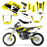 Yamaha YZ250F/450F 4 Stroke 2003-2005 Dirt Bike Motocross Graphic Decal Kit - Hurricane