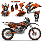 Yamaha WR250F 2007-2014 WR450F 2007-2011 Dirt Bike Motocross Graphic Decal Kit - Reaper V2
