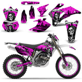 Yamaha WR250F 2007-2014 WR450F 2007-2011 Dirt Bike Motocross Graphic Decal Kit - Reaper V2