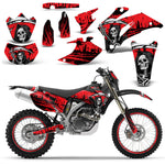 Yamaha WR250F 2007-2014 WR450F 2007-2011 Dirt Bike Motocross Graphic Decal Kit - Reaper V2