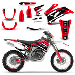 Yamaha WR250F 2007-2014 WR450F 2007-2011 Dirt Bike Motocross Graphic Decal Kit - Hurricane