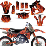 Yamaha WR 250Z 1991-1993 Dirt Bike Motocross Graphic Decal Kit - Flames