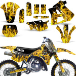 Yamaha WR 250Z 1991-1993 Dirt Bike Motocross Graphic Decal Kit - Flames