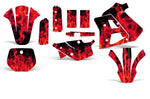 Yamaha WR 250Z 1991-1993 Dirt Bike Motocross Graphic Decal Kit - Flames