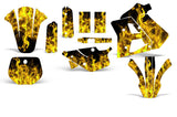 Yamaha WR 250Z 1991-1993 Dirt Bike Motocross Graphic Decal Kit - Flames