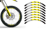 Yamaha WR 250Z 1991-1993 Dirt Bike Motocross Graphic Decal Kit - Hurricane
