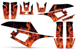 Yamaha Warrior All Years 1987-2004 ATV Graphic Kit - Flames