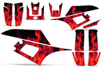 Yamaha Warrior All Years 1987-2004 ATV Graphic Kit - Flames