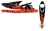 Yamaha Wave Blaster 1993-1996 Jet Ski Graphic Wrap Kit - Flames