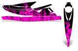 Yamaha Wave Blaster 1993-1996 Jet Ski Graphic Wrap Kit - Flames