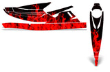 Yamaha Wave Blaster 1993-1996 Jet Ski Graphic Wrap Kit - Flames