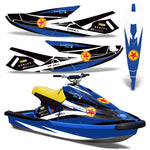 YamahaWave Blaster 1993-1996 Jet Ski Graphic Wrap Kit - Red Stars
