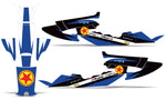 Yamaha Wave Raider 1994-1996 Jet Ski Graphic Wrap Kit - Red Stars