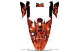 Yamaha Wave Runner III 1991-1996 Jet Ski Graphic Wrap Kit - Flames