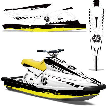 Yamaha Wave Blaster 1993-1996 Jet Ski Graphic Wrap Kit - Wrecked