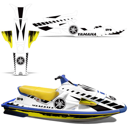 Yamaha Wave Raider 1994-1996 Jet Ski Graphic Wrap Kit - Wrecked