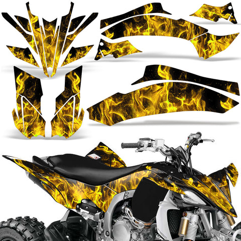 Yamaha YFZ 450R/SE 2009-2013 ATV Graphic Kit - Flames