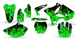 Yamaha YZ125 YZ250 2 Stroke 2002-2014 Dirt Bike Motocross Graphic Decal Kit - Flames