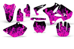 Yamaha YZ125 YZ250 2 Stroke 2002-2014 Dirt Bike Motocross Graphic Decal Kit - Flames