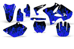 Yamaha YZ125 YZ250 2 Stroke 2002-2014 Dirt Bike Motocross Graphic Decal Kit - Flames