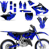 Yamaha YZ125 YZ250 2015-2021 Dirt Bike Motocross Graphic Decal Kit - Flames