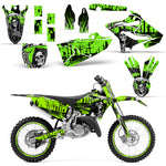 Yamaha YZ125 YZ250 2015-2021 Dirt Bike Motocross Graphic Decal Kit - Reaper V2