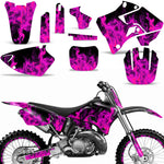 Yamaha YZ125 YZ250 2 Stroke 1996-2001 Dirt Bike Motocross Graphic Decal Kit - Flames