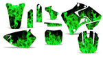 Yamaha YZ125 YZ250 2 Stroke 1996-2001 Dirt Bike Motocross Graphic Decal Kit - Flames