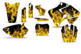 Yamaha YZ125 YZ250 2 Stroke 1996-2001 Dirt Bike Motocross Graphic Decal Kit - Flames