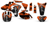 Yamaha YZ 250F 450F 2003-2005 WR 250F 450F 2005-2006 Dirt Bike Motocross Graphic Decal Kit - Reaper V2