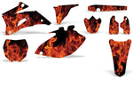 Yamaha YZ250F YZ450F 2006-2009 Dirt Bike Motocross Graphic Decal Kit - Flames