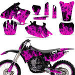 Yamaha YZ250/400/426F 4 Stroke 1998-2002 Dirt Bike Motocross Graphic Decal Kit - Flames