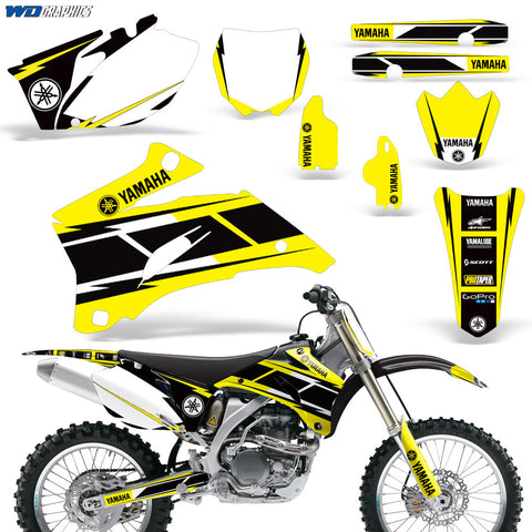 Yamaha YZ250F YZ450F 2006-2009 Dirt Bike Motocross Graphic Decal Kit - Hurricane