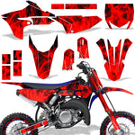 Yamaha YZ65 2018-2021 Dirt Bike Motocross Graphic Decal Kit - Flames