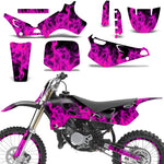 Yamaha YZ80 1993-2001 Dirt Bike Motocross Graphic Decal Kit - Flames