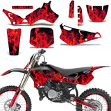 Yamaha YZ80 1993-2001 Dirt Bike Motocross Graphic Decal Kit - Flames