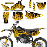 Yamaha YZ80 1993-2001 Dirt Bike Motocross Graphic Decal Kit - Flames