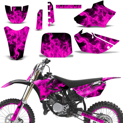 Yamaha YZ85 2002-2014 Dirt Bike Motocross Graphic Decal Kit - Flames