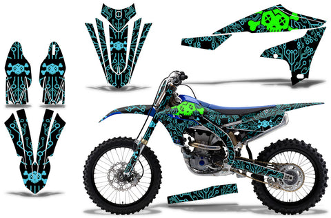 Yamaha YZ250F 2019-2023/YZ450F 2018-2022 4 Stroke Dirt Bike Motocross Graphic Decal Kit - CircuitBRKR