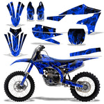 Yamaha YZ250F 2019-2023/YZ450F 2018-2022 4 Stroke Dirt Bike Motocross Graphic Decal Kit - Flames