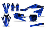 Yamaha YZ250F 2019-2023/YZ450F 2018-2022 4 Stroke Dirt Bike Motocross Graphic Decal Kit - Flames