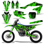 Yamaha YZ250F 2019-2023/YZ450F 2018-2022 4 Stroke Dirt Bike Motocross Graphic Decal Kit - Flames
