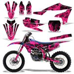 Yamaha YZ250F 2019-2023/YZ450F 2018-2022 4 Stroke Dirt Bike Motocross Graphic Decal Kit - Flames