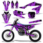 Yamaha YZ250F 2019-2023/YZ450F 2018-2022 4 Stroke Dirt Bike Motocross Graphic Decal Kit - Flames
